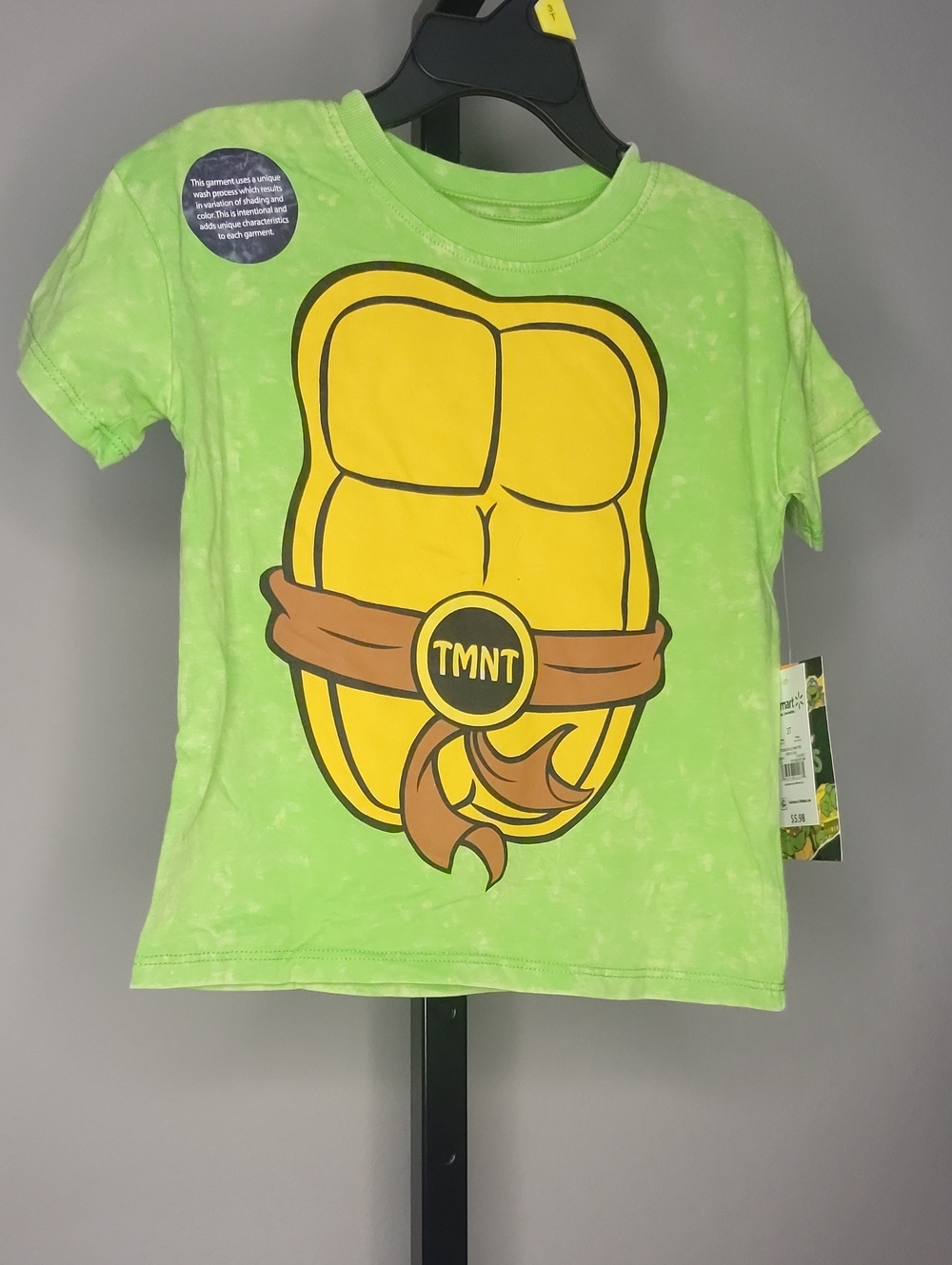 Nickelodeon Lime Green TMNT Shell Graphic Tee